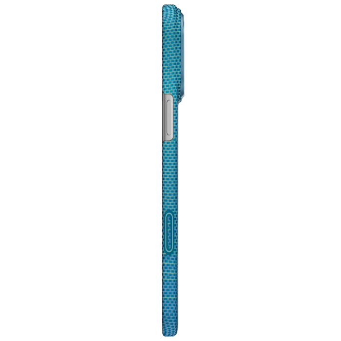 Husa Pitaka iPhone 18 Pro, Edge Case,Glints of Gold, PitaTap™, MagSafe, Ultra Slim, Lucid Blue [8]