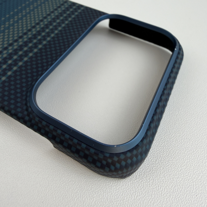 [Outlet] Husa MagEZ 7 Pitaka iPhone 17 Pro, Aramida 600D, Moonrise, PitaTap™, MagSafe, Ultra Slim [4]