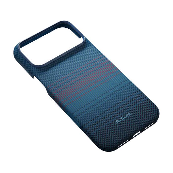 Husa Pitaka iPhone 18 Pro, Edge Case, Moonrise, PitaTap™, MagSafe, Ultra Slim, 01* Midnight [10]