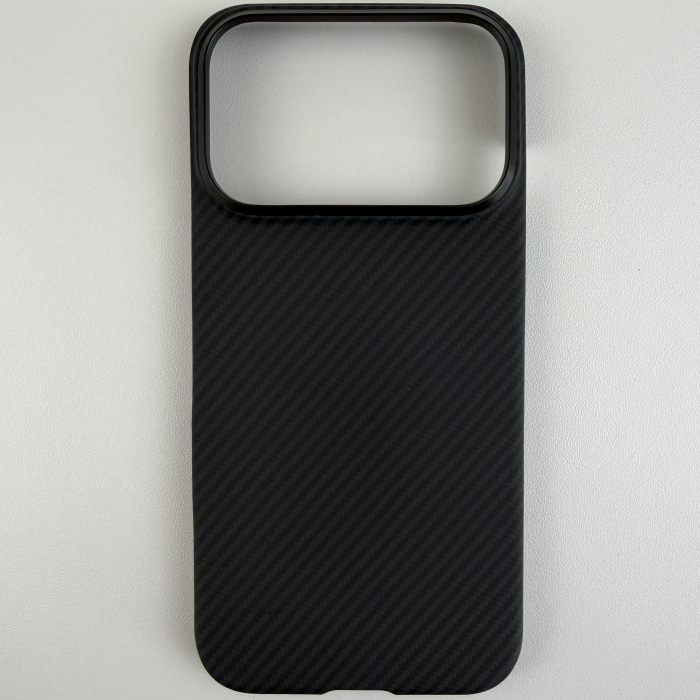 [Outlet] Husa MagEZ 7 Pitaka iPhone 17 Pro, Aramida 600D, Negru/Gri, PitaTap™, MagSafe, Ultra Slim [2]