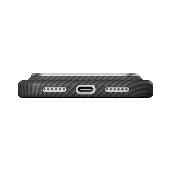 Husa Pitaka iPhone 18 Pro Max, Edge Case, Classic, PitaTap™, MagSafe, Ultra Slim, Negru/Gri [6]