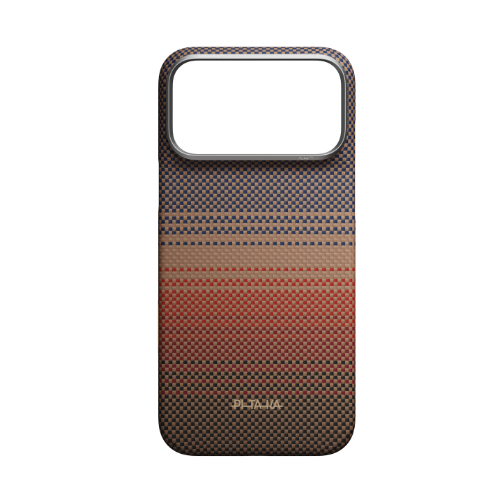 Husa Pitaka iPhone 18 Pro Max, Aramida, Edge Case, PitaTap™, MagSafe, Ultra Slim, Sunset [4]