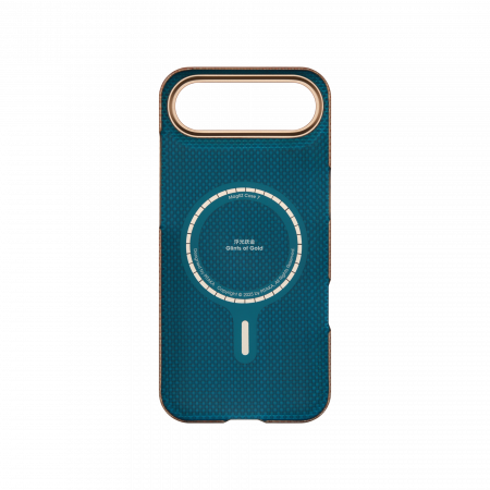 Husa MagEZ 7 Pitaka iPhone 17 Air, Aramida 600D, Glints of Gold, Golden Glint, PitaTap™, MagSafe, Ultra Slim [3]