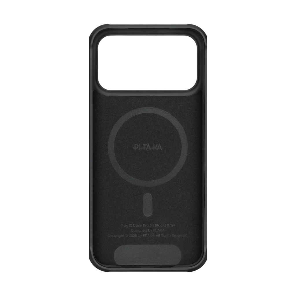 Husa MagEZ ProGuard Pitaka iPhone 17 Pro, Aramida 600D, Negru/Gri, MagSafe, Protectie antisoc [5]