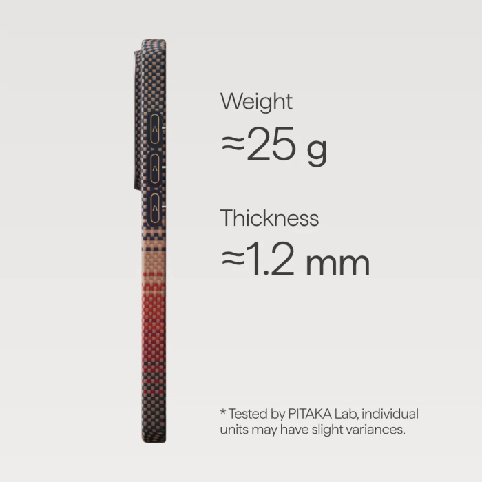 Husa Samsung S26 Ultra Pitaka Sunset, Edge Case, Aaron Button, MagSafe, Aramida [9]