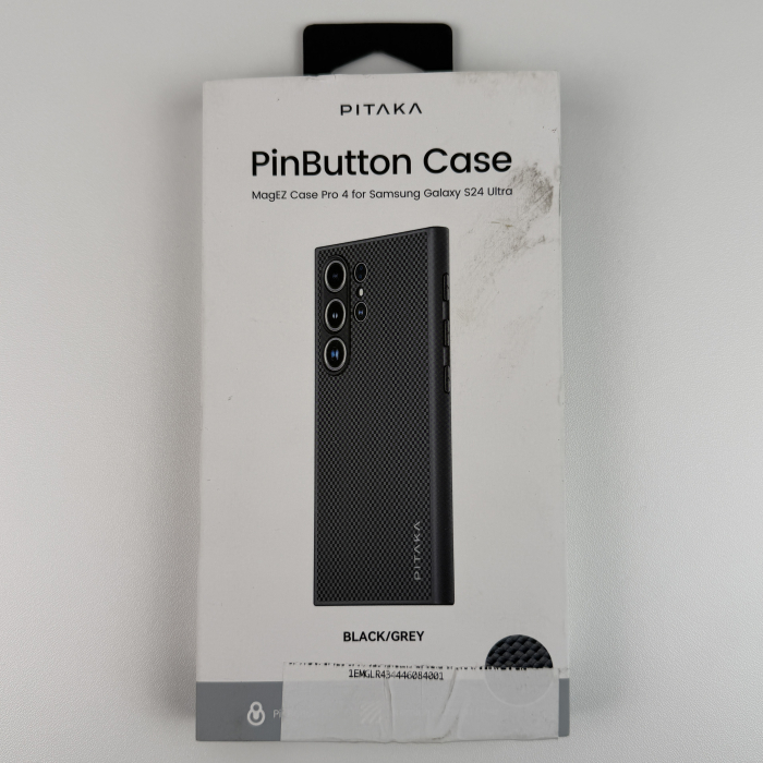 [Outlet] Husa MagEZ Pro 4 PinButton Pitaka , Aramida Galaxy S24 Ultra Negru/Gri MagSafe [3]