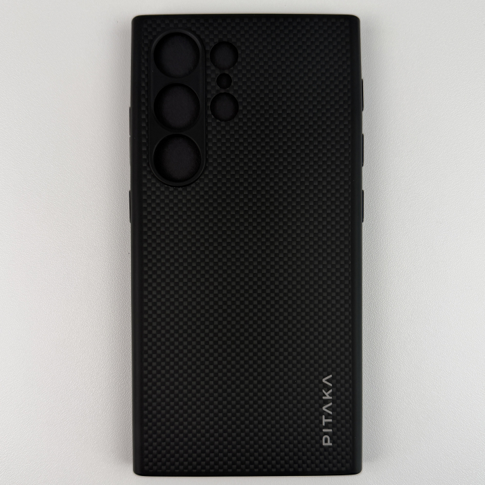 [Outlet] Husa MagEZ Pro 4 PinButton Pitaka , Aramida Galaxy S24 Ultra Negru/Gri MagSafe [2]