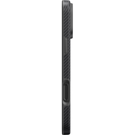 Husa MagEZ Pro 4 Pitaka 600D, Aramida iPhone 16 Pro, Military-Grade, Negru/Gri [7]
