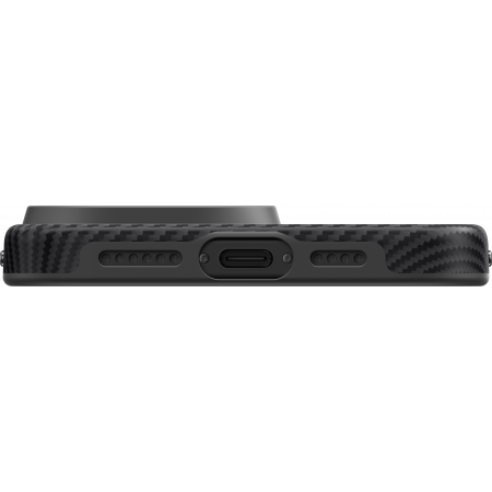 Husa MagEZ Pro 4 Pitaka 600D, Aramida iPhone 16 Pro, Military-Grade, Negru/Gri [3]