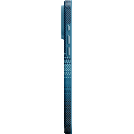 Husa MagEZ Pro 4 Pitaka Moonrise 600D, Aramida iPhone 16 Pro, Military-Grade, Albastru [4]