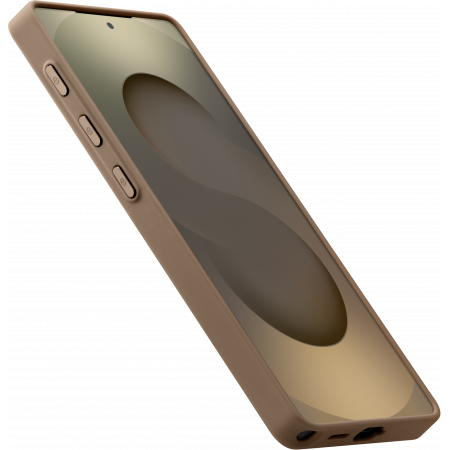 Husa PITAKA MagEZ Case Pro PinButton din Fibra de Aramida pentru Galaxy S25 Ultra, Maro, Compatibila MagSafe [5]