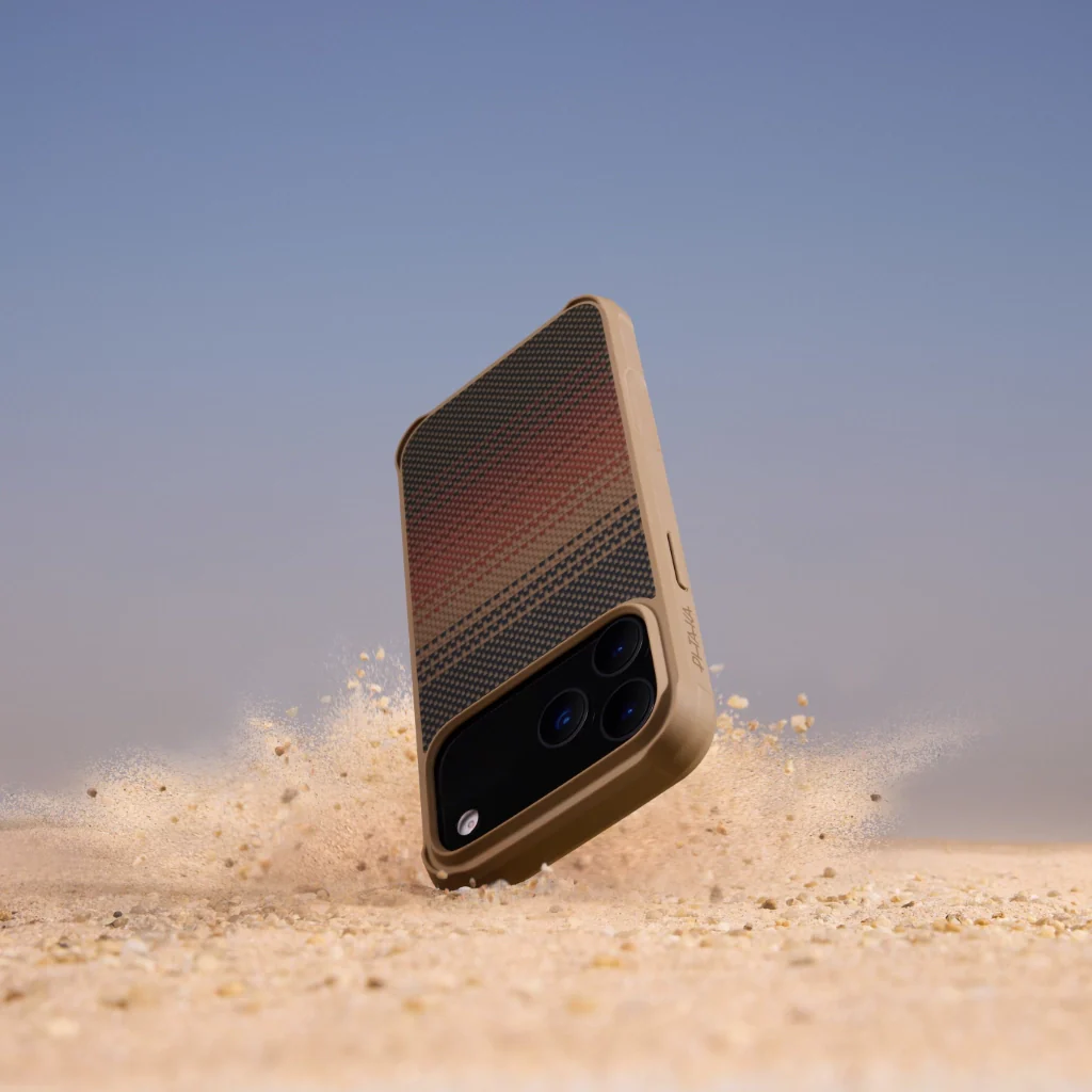 Husa MagEZ ProGuard Pitaka iPhone 17 Pro Max, Aramida 600D, Sunset, MagSafe, Protectie antisoc [3]