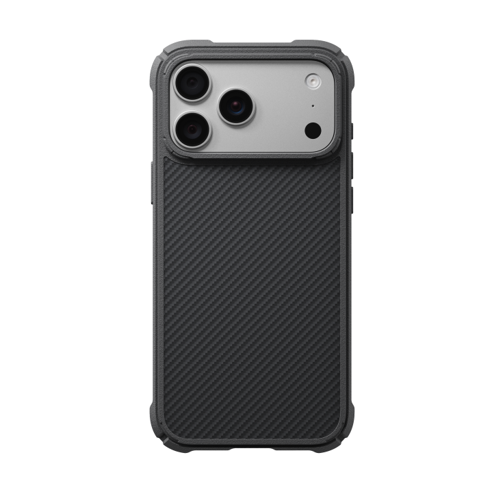 Husa Pitaka iPhone 18 Pro, Cairn, ProGuard, Classic, MagSafe, Protectie antisoc, Negru/Gri [2]