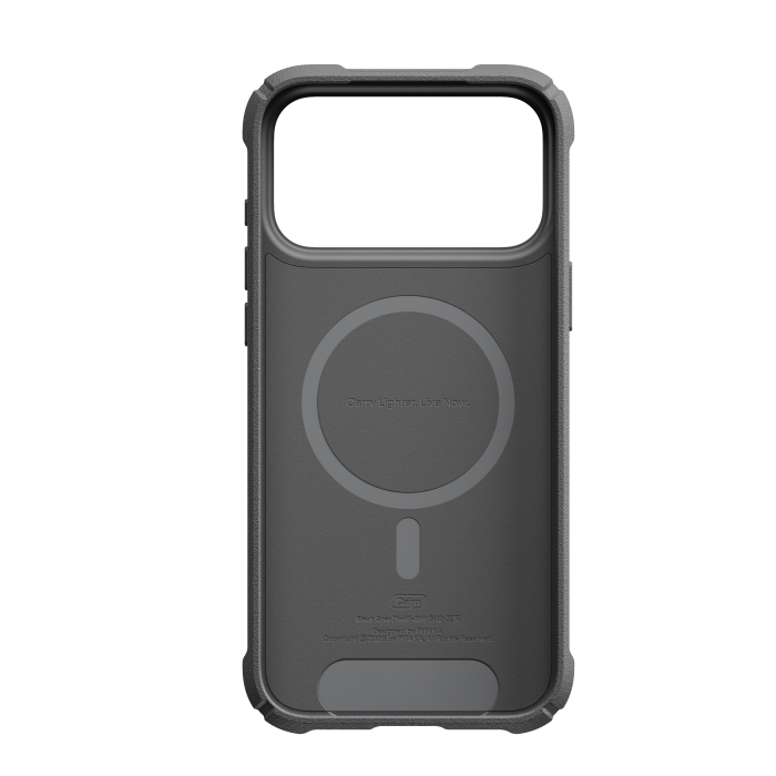 Husa Pitaka iPhone 18 Pro, Cairn, ProGuard, Classic, MagSafe, Protectie antisoc, Negru/Gri [5]