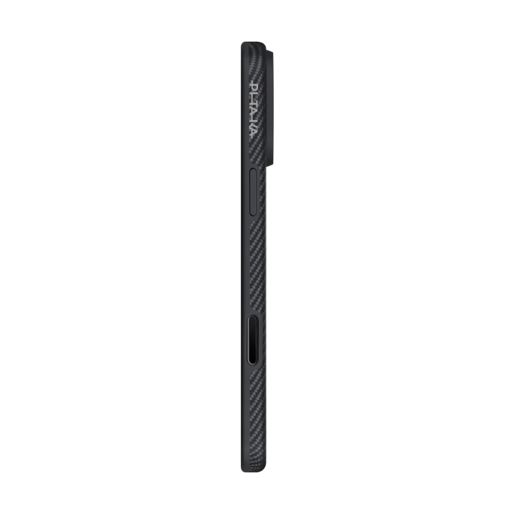 Husa MagEZ UltraGuard Pitaka iPhone 17 Pro, Aramida 600D, Negru/Gri, MagSafe, Protectie antisoc [7]