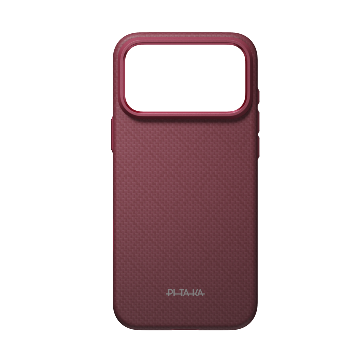 Husa Pitaka iPhone 18 Pro Max, UltraGuard, Argyle, MagSafe, Protectie antisoc, Summa, Burgundy [9]