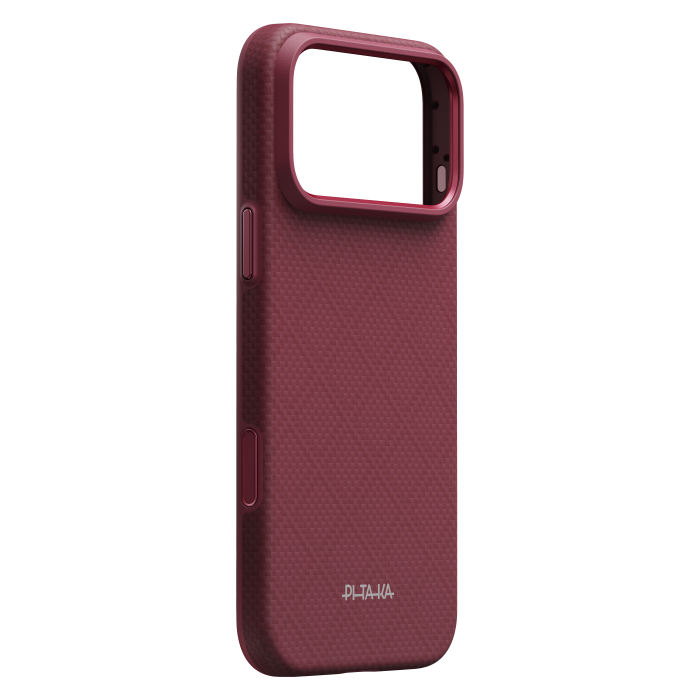 Husa Pitaka iPhone 18 Pro Max, UltraGuard, Argyle, MagSafe, Protectie antisoc, Summa, Burgundy [8]