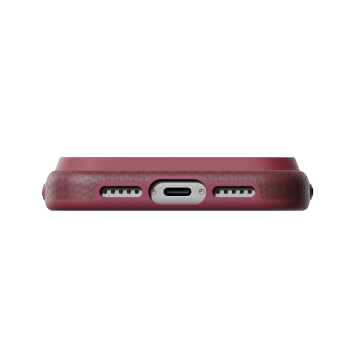 Husa Pitaka iPhone 18 Pro, UltraGuard, Argyle, MagSafe, Protectie antisoc, Summa, Burgundy [9]