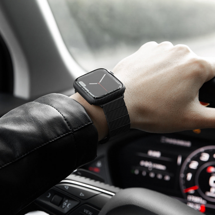 Husa Pitaka Air Aramida, Apple Watch Seria 7/8/9  45 mm [5]