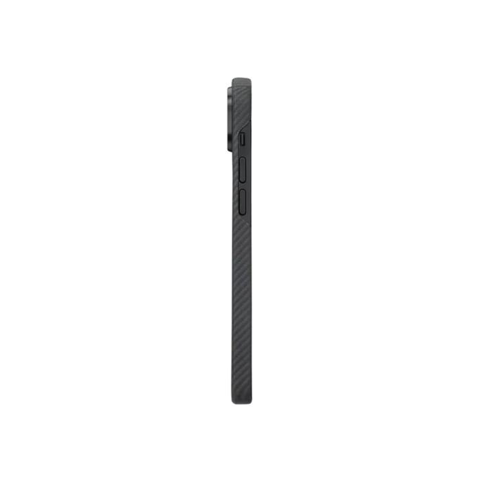 Husa Pitaka iPhone 14 MagEZ 3, Aramida 1500D, MagSafe, Negru/Gri [3]