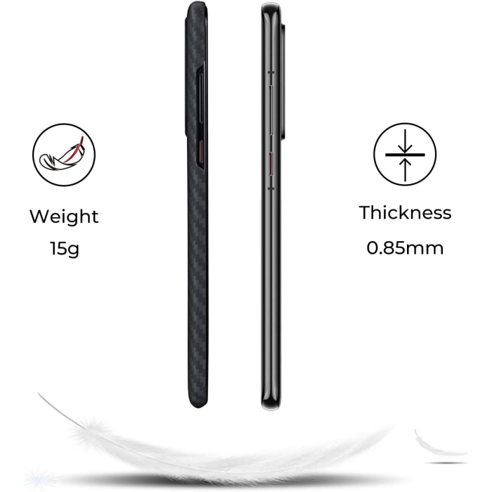 Husa Pitaka Huawei P40 MagEZ, Aramida, Negru/Gri [5]