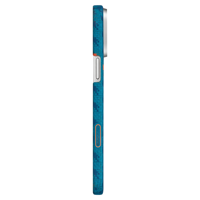Husa Pitaka iPhone 16 Pro Max, Edge Case, Indigo, PitaTap™, MagSafe, Ultra Slim [2]