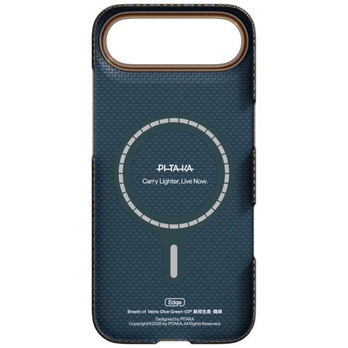 Husa Pitaka iPhone 17 Air, Edge Case, Dive Green 03*, MagSafe, Ultra Slim [3]