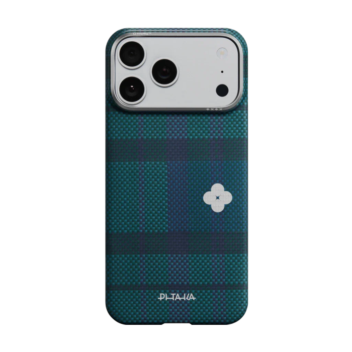 Husa Pitaka iPhone 17 Pro, Edge Case, Forest Dawn, PitaTap™, MagSafe, Ultra Slim [2]