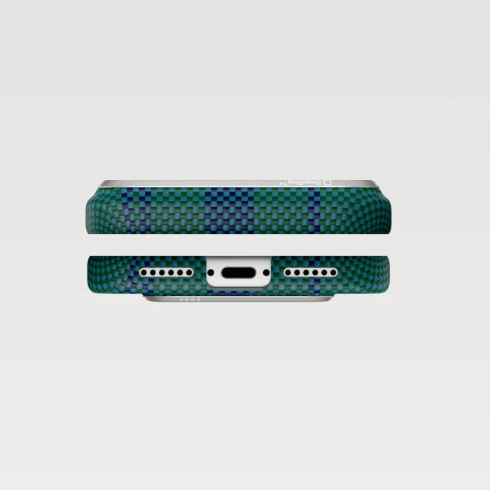 Husa Pitaka iPhone 17 Pro Max, Edge Case, Forest Dawn, PitaTap™, MagSafe, Ultra Slim [4]