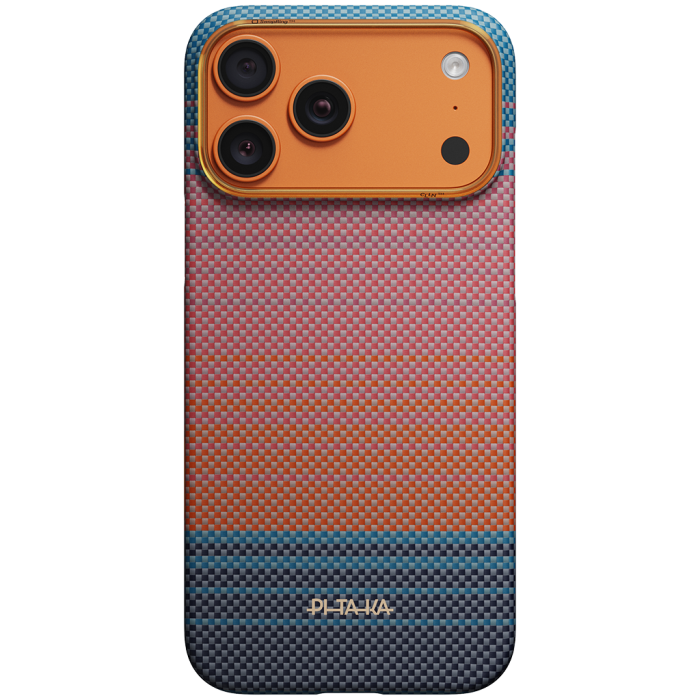 Husa Pitaka iPhone 17 Pro, Edge Case, Offline Waves 04*, California Dream, PitaTap™, MagSafe, Ultra Slim [2]
