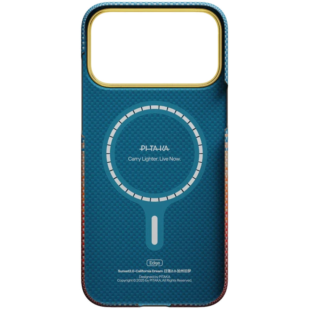 Husa Pitaka iPhone 17 Pro Max, Edge Case, 03* Neon Pulse, California Dream, MagSafe, Ultra Slim [2]