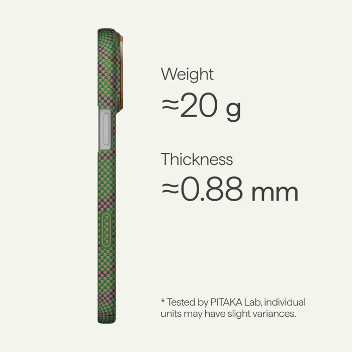 Husa Pitaka iPhone 17 Pro Max, Edge Case, Sprout Surge, PitaTap™, MagSafe, Ultra Slim [9]