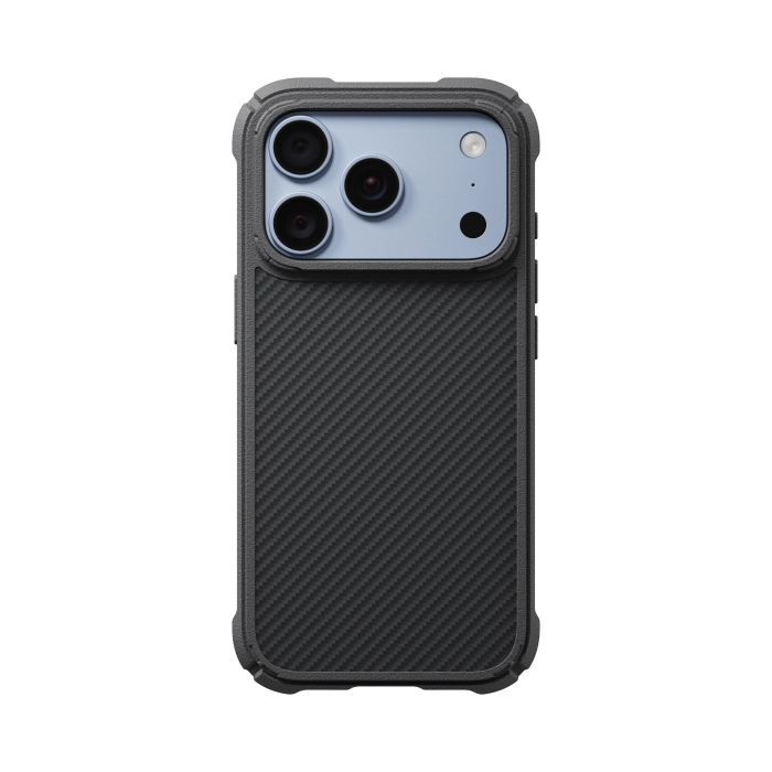 Husa Pitaka iPhone 18 Pro/ 17 Pro, Cairn, ProGuard, MagSafe, Protectie antisoc, Negru/Gri [5]