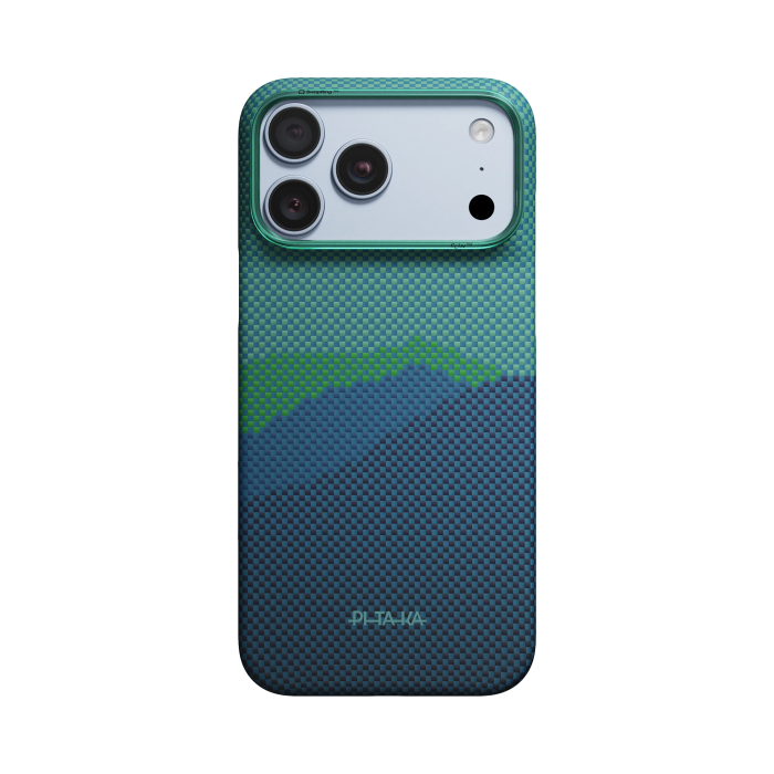 Husa Pitaka iPhone 18 Pro/ 17 Pro, Edge Case, Over The Horizon, PitaTap™, MagSafe, Ultra Slim, 02* Summer Noon [5]