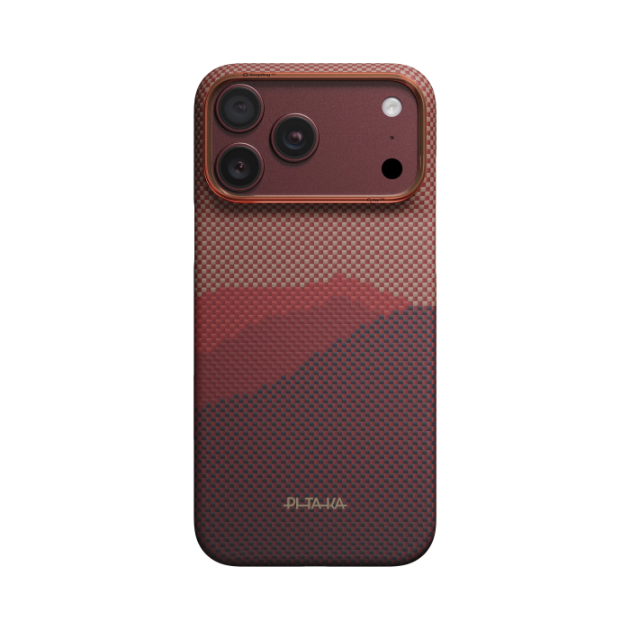 Husa Pitaka iPhone 18 Pro/ 17 Pro, Edge Case, Over The Horizon, PitaTap™, MagSafe, Ultra Slim, 03* Autumn Dusk [2]