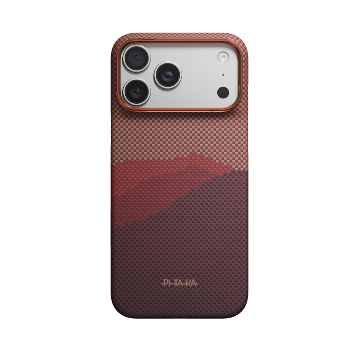 Husa Pitaka iPhone 18 Pro, Edge Case, Over The Horizon, PitaTap™, MagSafe, Ultra Slim, 03* Autumn Dusk [3]