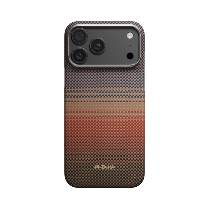 Husa Pitaka iPhone 18 Pro Max/ 17 Pro Max, Aramida, Edge Case, PitaTap™, MagSafe, Ultra Slim, Sunset [3]
