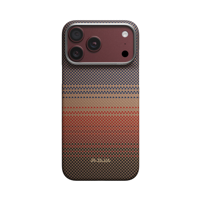 Husa Pitaka iPhone 18 Pro Max/ 17 Pro Max, Aramida, Edge Case, PitaTap™, MagSafe, Ultra Slim, Sunset [2]