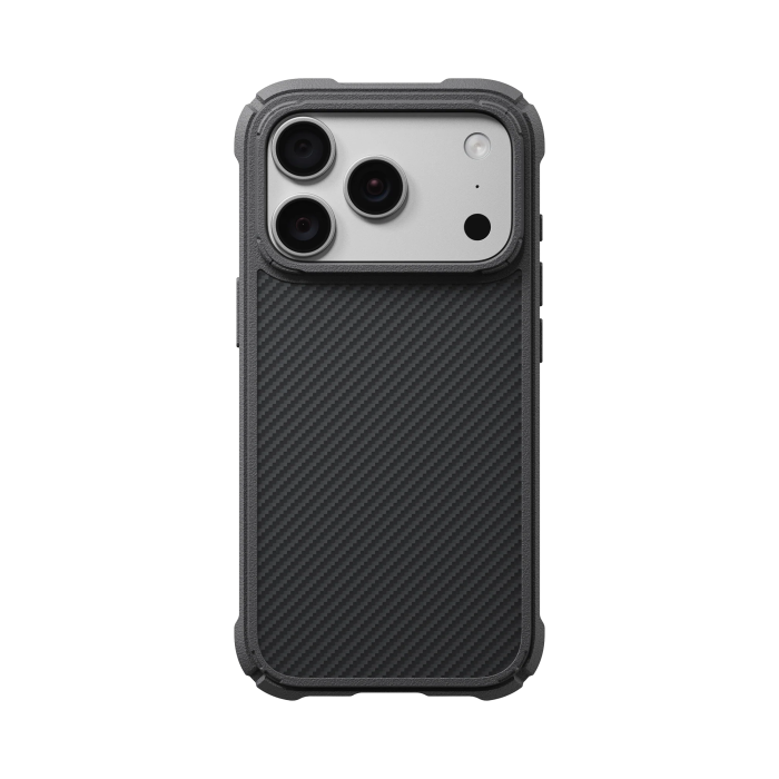 Husa Pitaka iPhone 18 Pro Max/ 17 Pro Max, Cairn, ProGuard, MagSafe, Protectie antisoc, Negru/Gri [4]