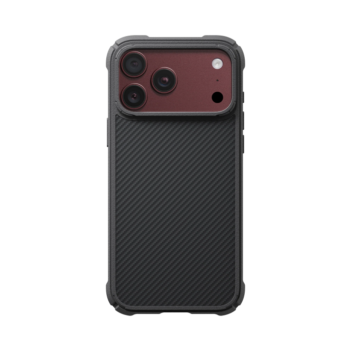 Husa Pitaka iPhone 18 Pro Max/ 17 Pro Max, Cairn, ProGuard, MagSafe, Protectie antisoc, Negru/Gri [2]