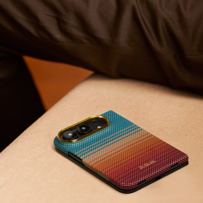 Husa Pitaka iPhone Duo, Edge Case, California Dream, PitaTap™, MagSafe, Ultra Slim, 01* Open Highway [14]