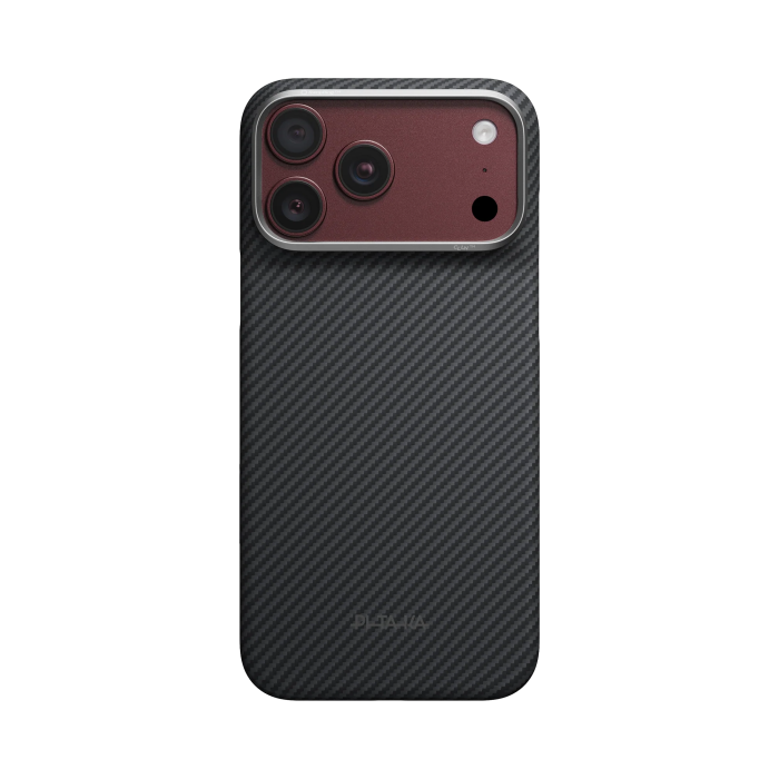 Husa Pitaka iPhone 18 Pro Max/ 17 Pro Max, Edge Case, Classic, PitaTap™, MagSafe, Ultra Slim, Negru/Gri [2]