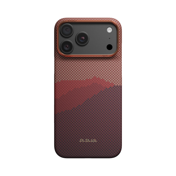 Husa Pitaka iPhone 18 Pro Max/ 17 Pro Max, Edge Case, Over The Horizon, PitaTap™, MagSafe, Ultra Slim, 03* Autumn Dusk [3]