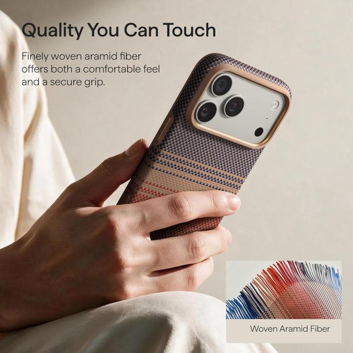 Husa Pitaka iPhone 18 Pro, Summa, UltraGuard, MagSafe, Protectie antisoc, Summa, Sunset [12]
