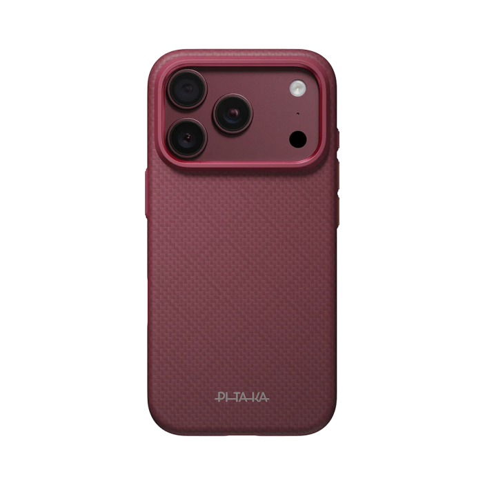 Husa Pitaka iPhone 18 Pro, UltraGuard, Argyle, MagSafe, Protectie antisoc, Summa, Burgundy [5]