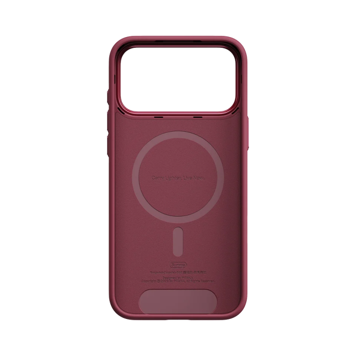 Husa Pitaka iPhone 18 Pro, UltraGuard, Argyle, MagSafe, Protectie antisoc, Summa, Burgundy [7]