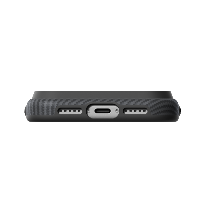Husa Pitaka iPhone 18 Pro Max, Summa, UltraGuard, MagSafe, Protectie antisoc, Summa, Negru/ Gri [8]