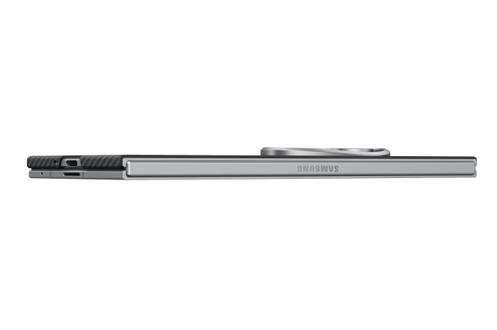 Husa Pitaka Samsung Z Fold8 Ultra, Edge Case, MagSafe, Ultra Slim, Negru/Gri [6]
