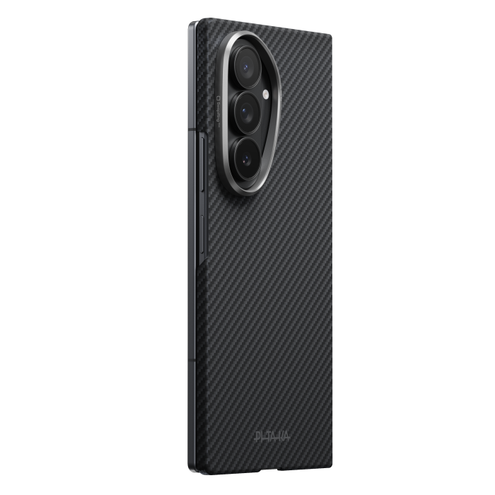 Husa Pitaka Samsung Z Fold8 Ultra, Edge Case, MagSafe, Ultra Slim, Negru/Gri [2]