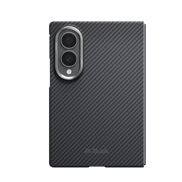 Husa Pitaka Samsung Z Fold8, Edge Case, MagSafe, Ultra Slim, Negru/Gri [3]